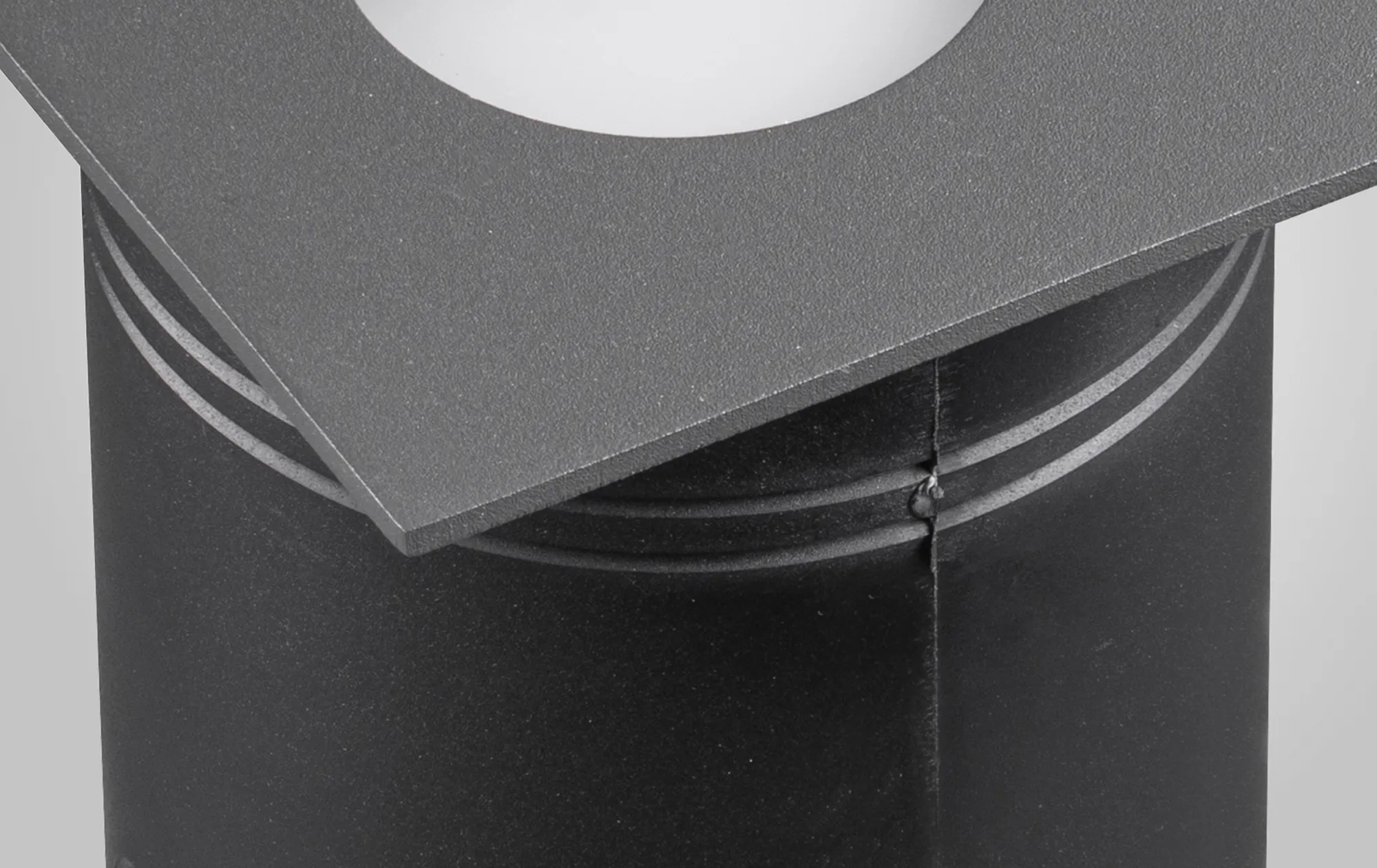 Aspen Square Eyelid Recessed Wall Lamp 3W LED IP65 Anthracite M7030  Mantra Fusion Aspen Anthracite